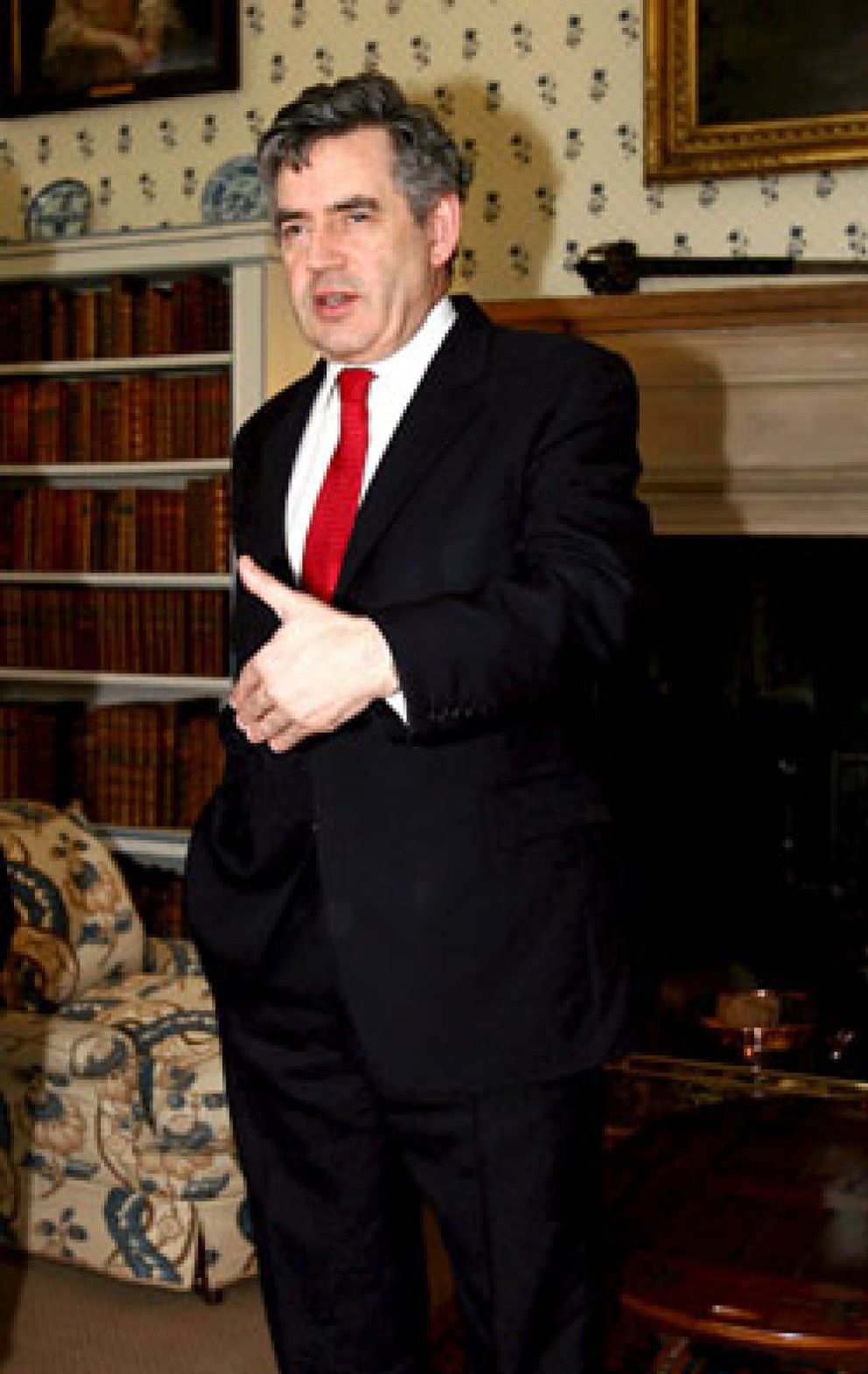 Foto: Gordon Brown exige la liberación de los cinco británicos secuestrados por un grupo miliciano chií