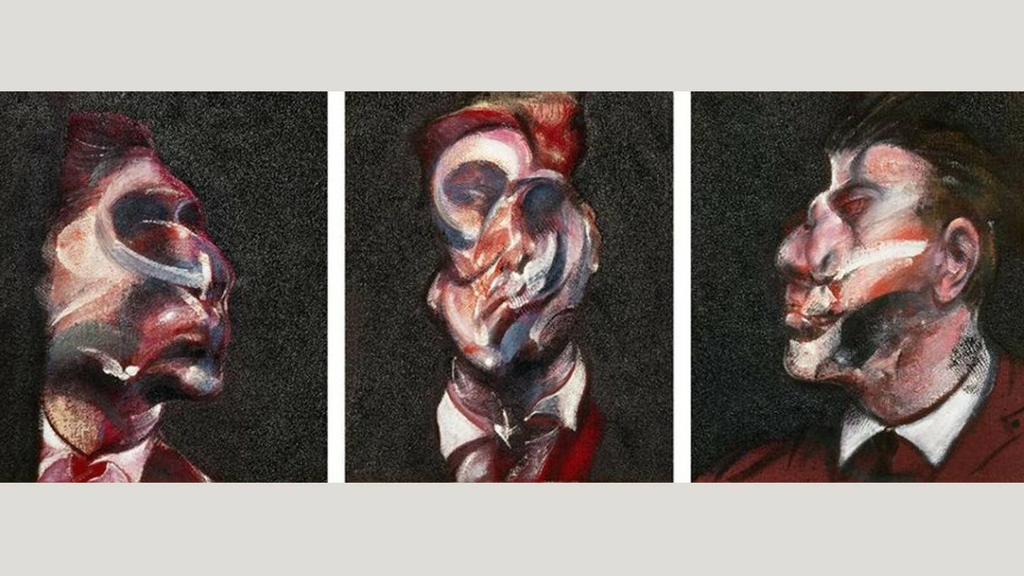 Tres estudios del retrato de George Dyer. (Francis Bacon)