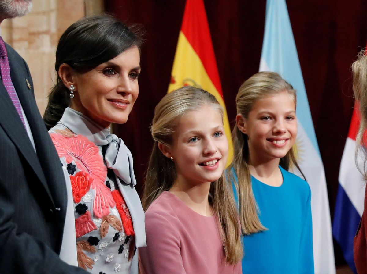 Foto: La reina Letizia y la princesa Leonor, en 2019. (EFE)