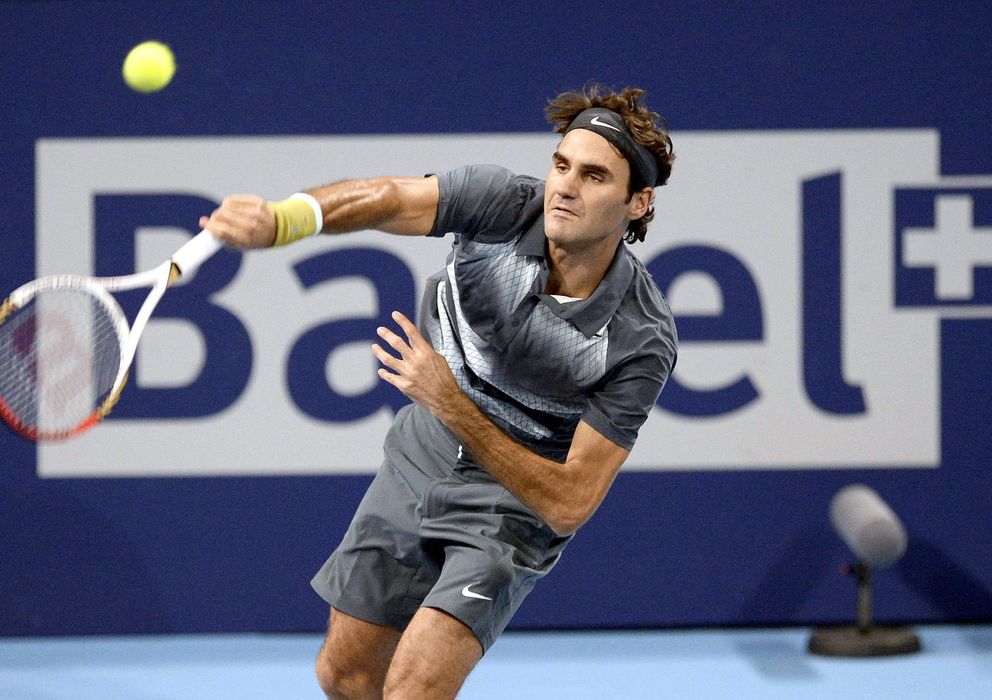 Foto: Roger Federer no pudo certificar su clasificación al Torneo de Maestros en Basilea.