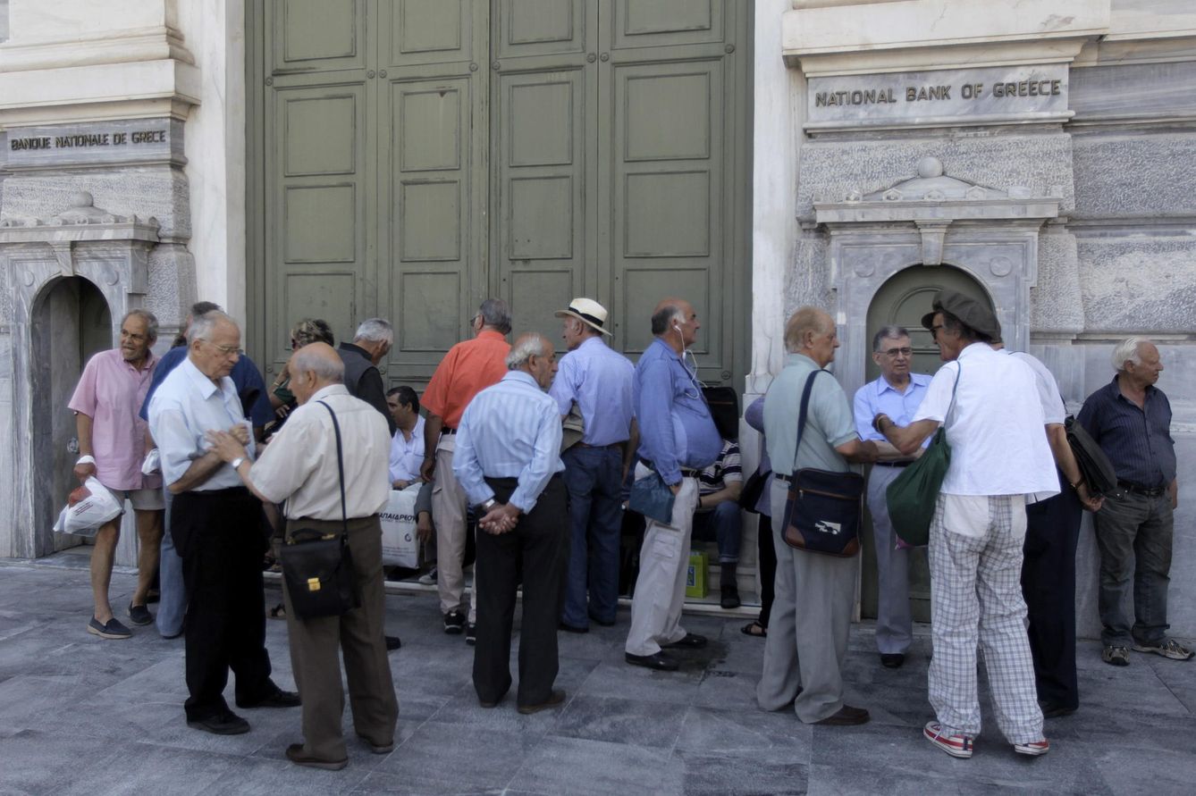 Desde el pasado 29 de junio los bancos griegos permanecen cerrados. (Efe)