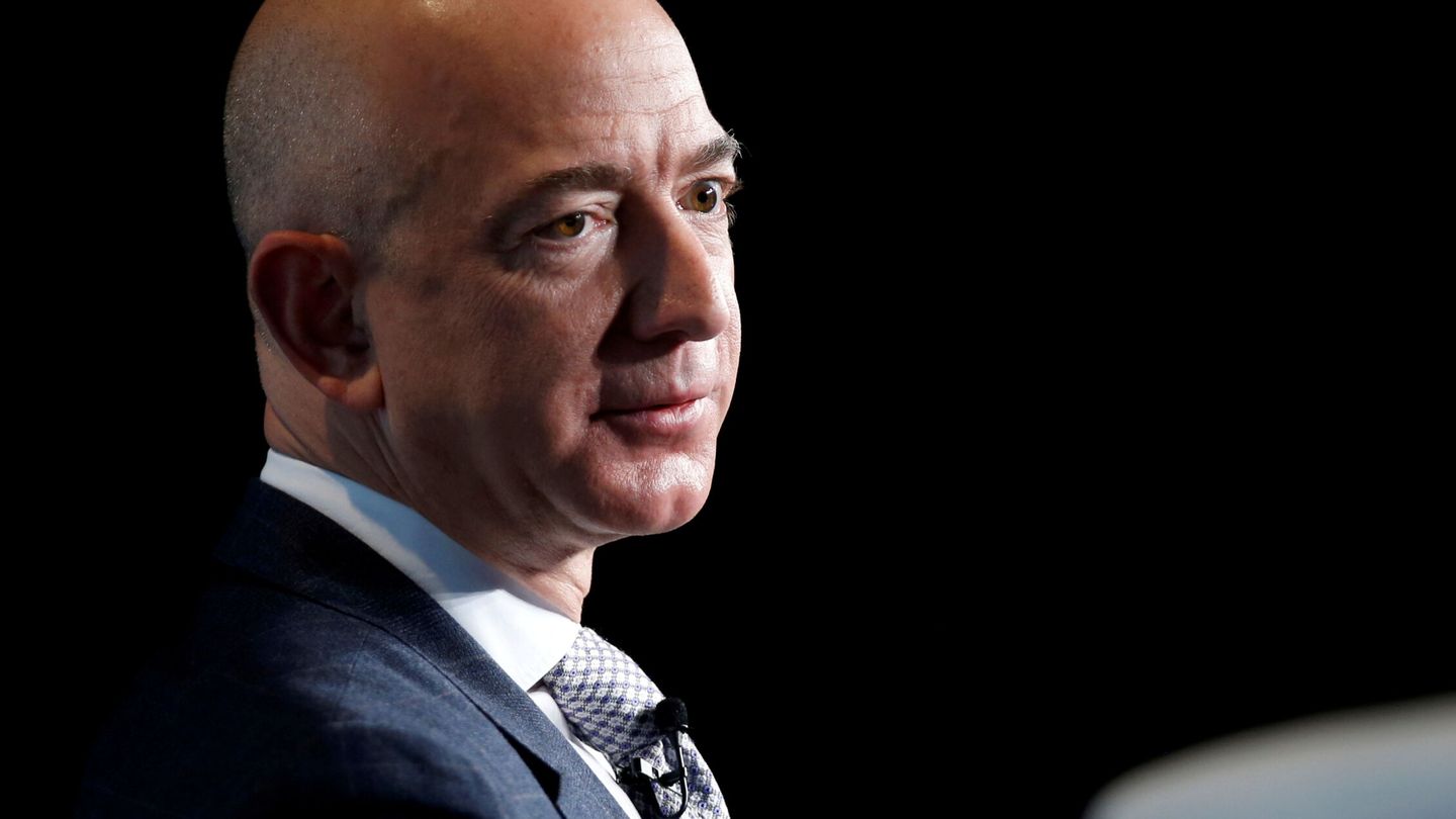 Jeff Bezos, durante una conferencia en Washington. (Reuters)