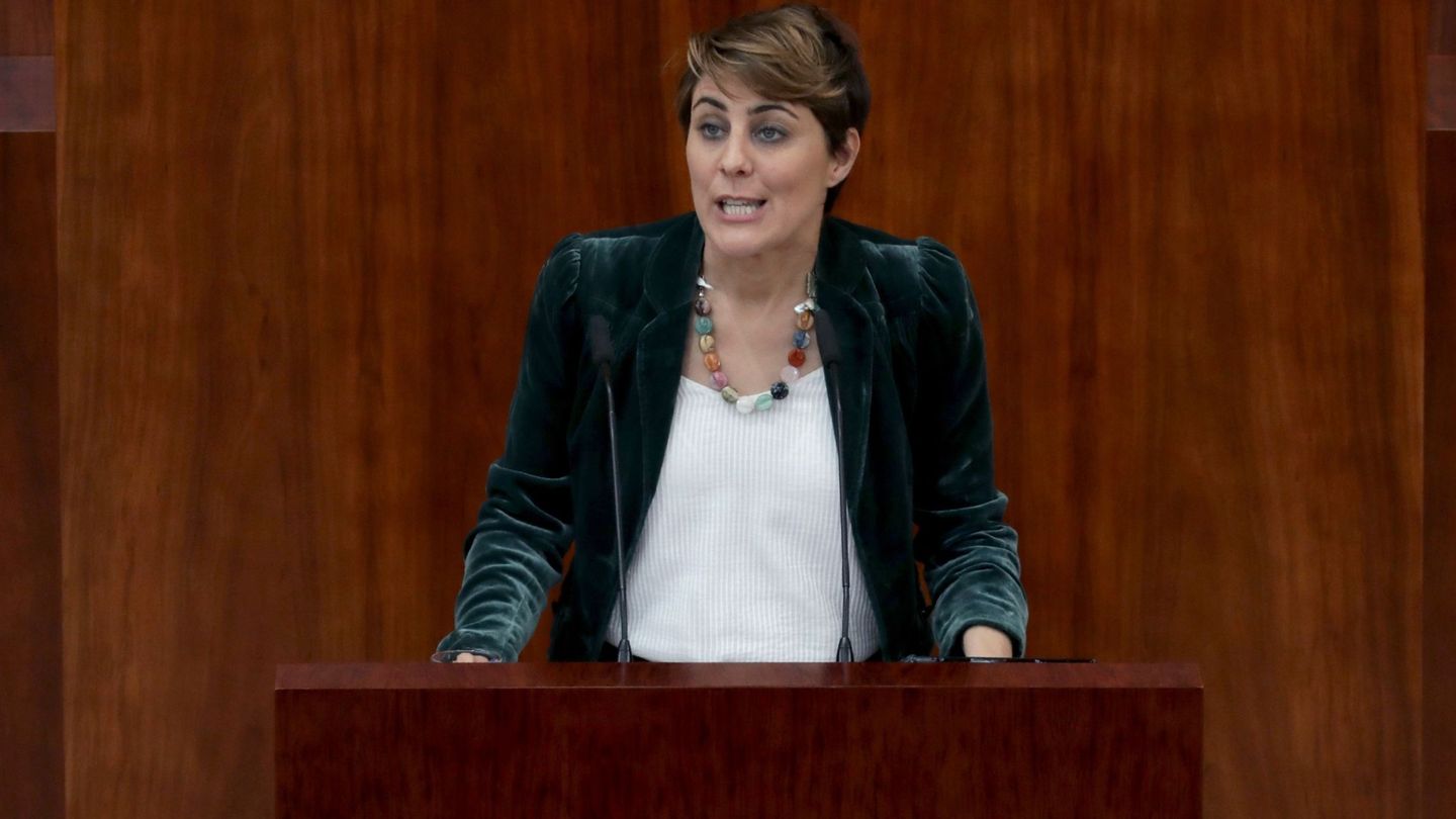 La portavoz de Podemos, Lorena Ruiz-Huerta. (EFE)