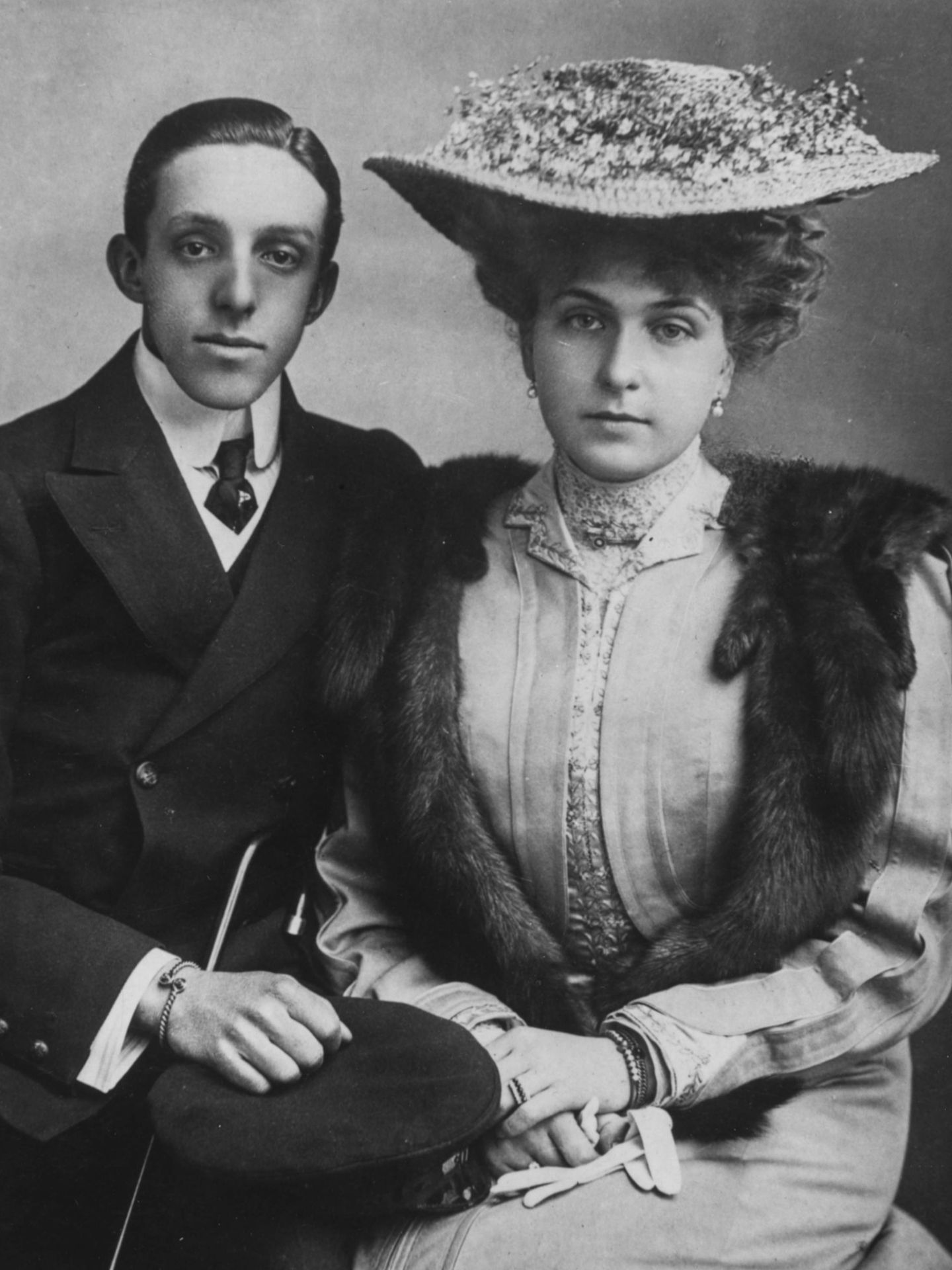 Alfonso XIII y Victoria Eugenia. (Getty)