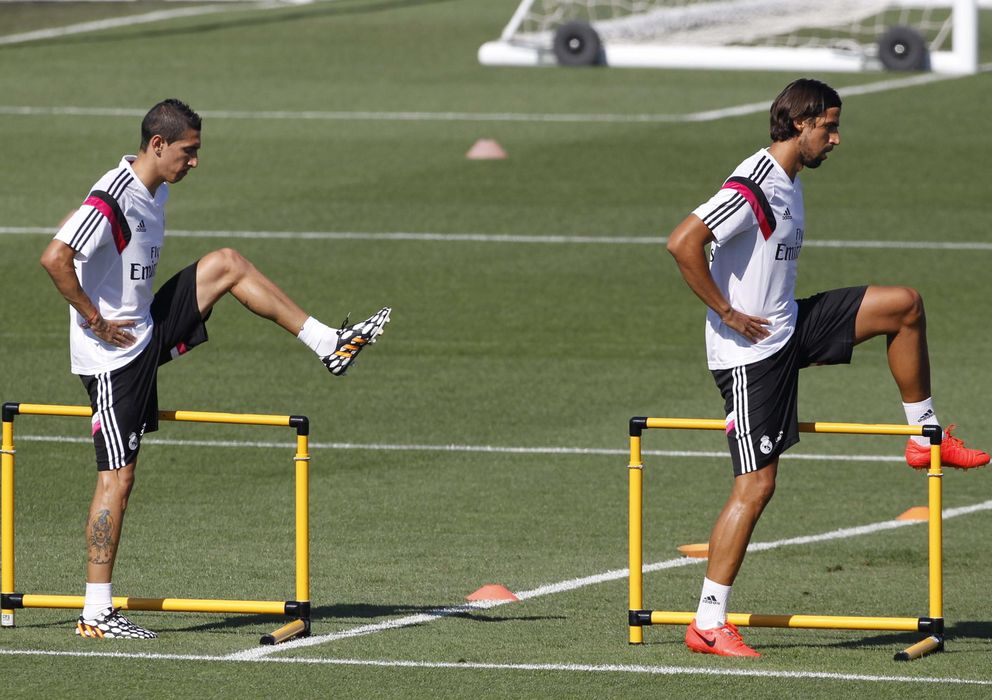 Foto: Di María y Khedira abandonarán en breve el Real Madrid (EFE)