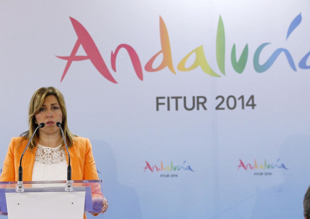 Foto: Susana Díaz, presidenta de Andalucía, la pasada semana en FITUR (Madrid).