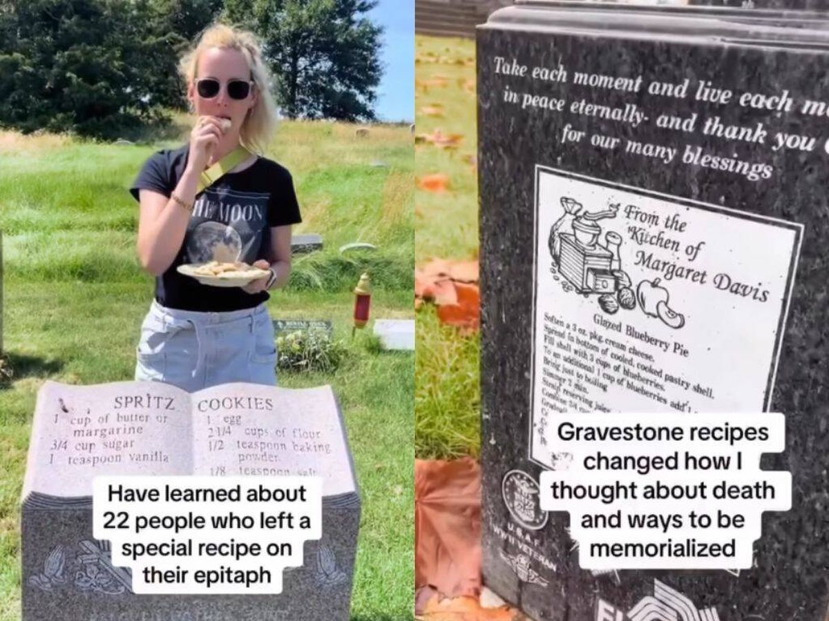 Foto: He encontrado las mejores recetas de cocina del mundo, y están en un cementerio (Instagram/ghostly.archive)