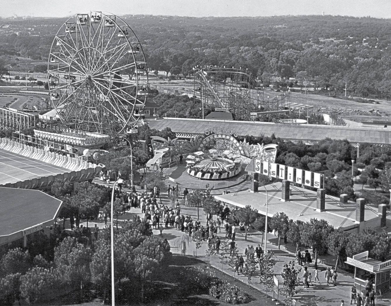 Aspecto del Parque a finales de los años 60. (Parques Reunidos)