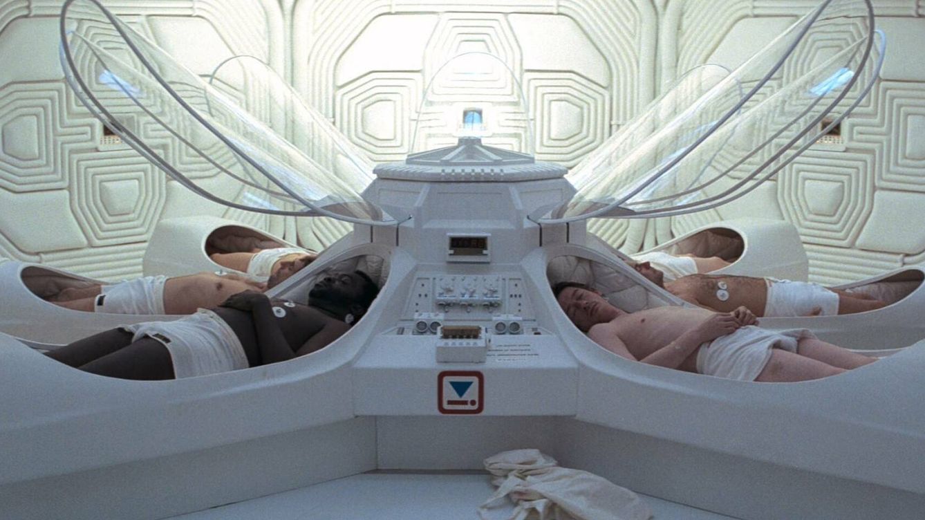 Foto: Las cápsulas de hibernación de la película Alien. (20th Century Fox)