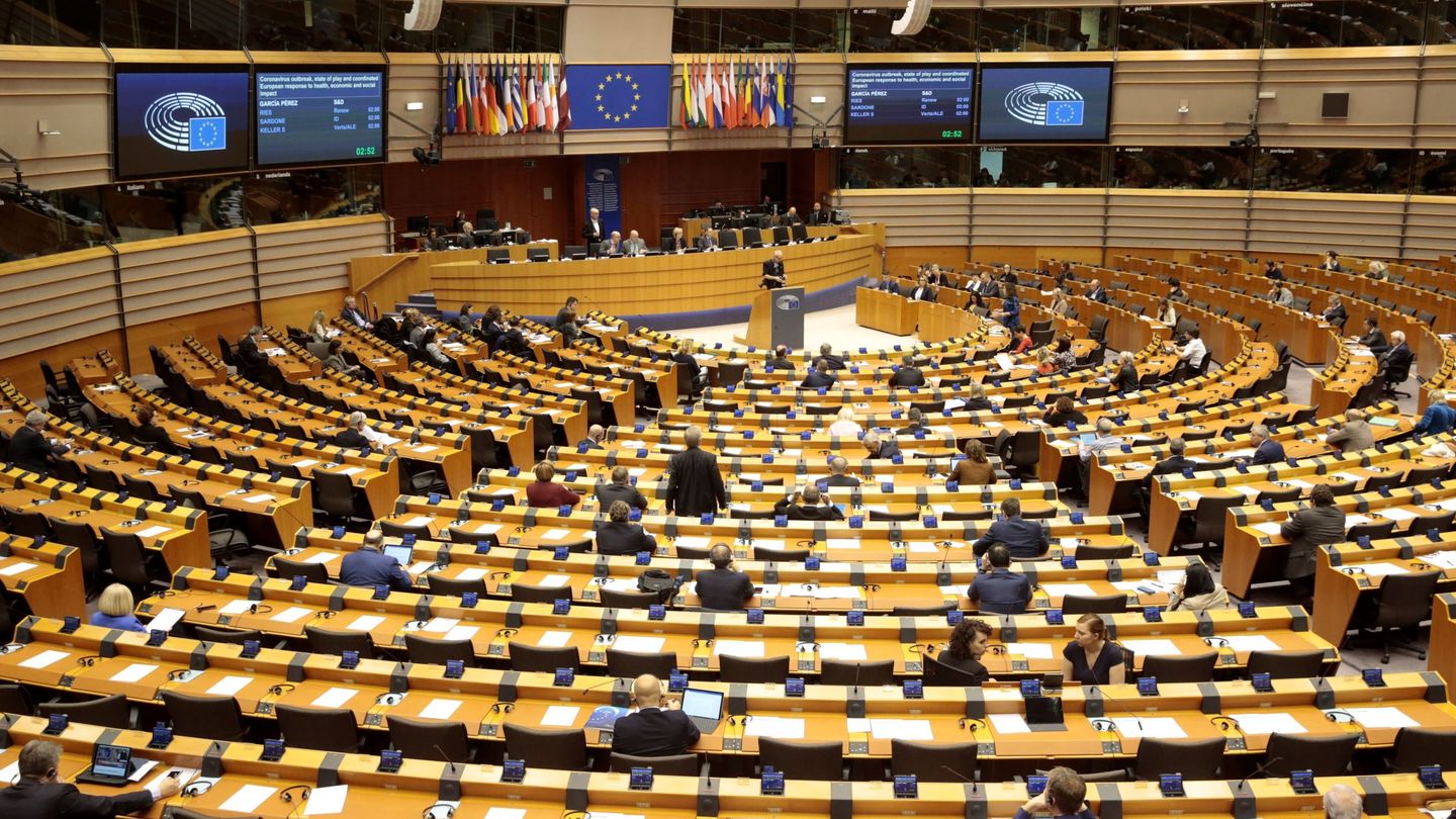 Pleno en el Parlamento Europeo. (EFE)