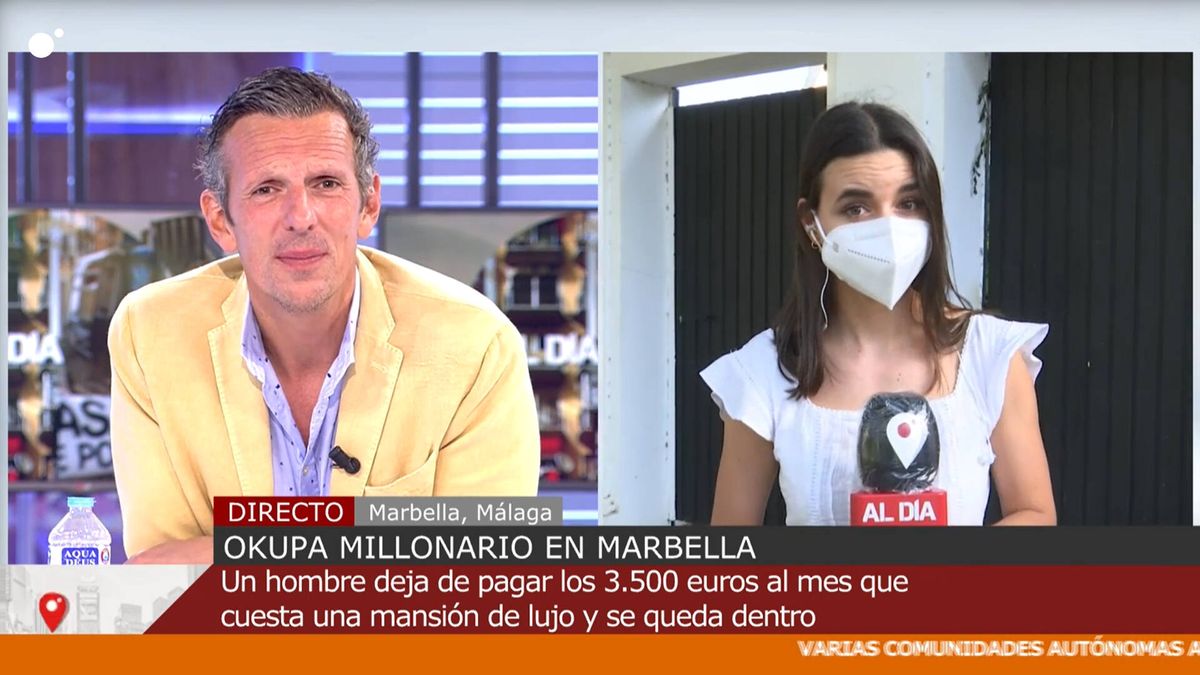 La reacción de Joaquín Prat tras la "amenaza" de un okupa millonario a una reportera