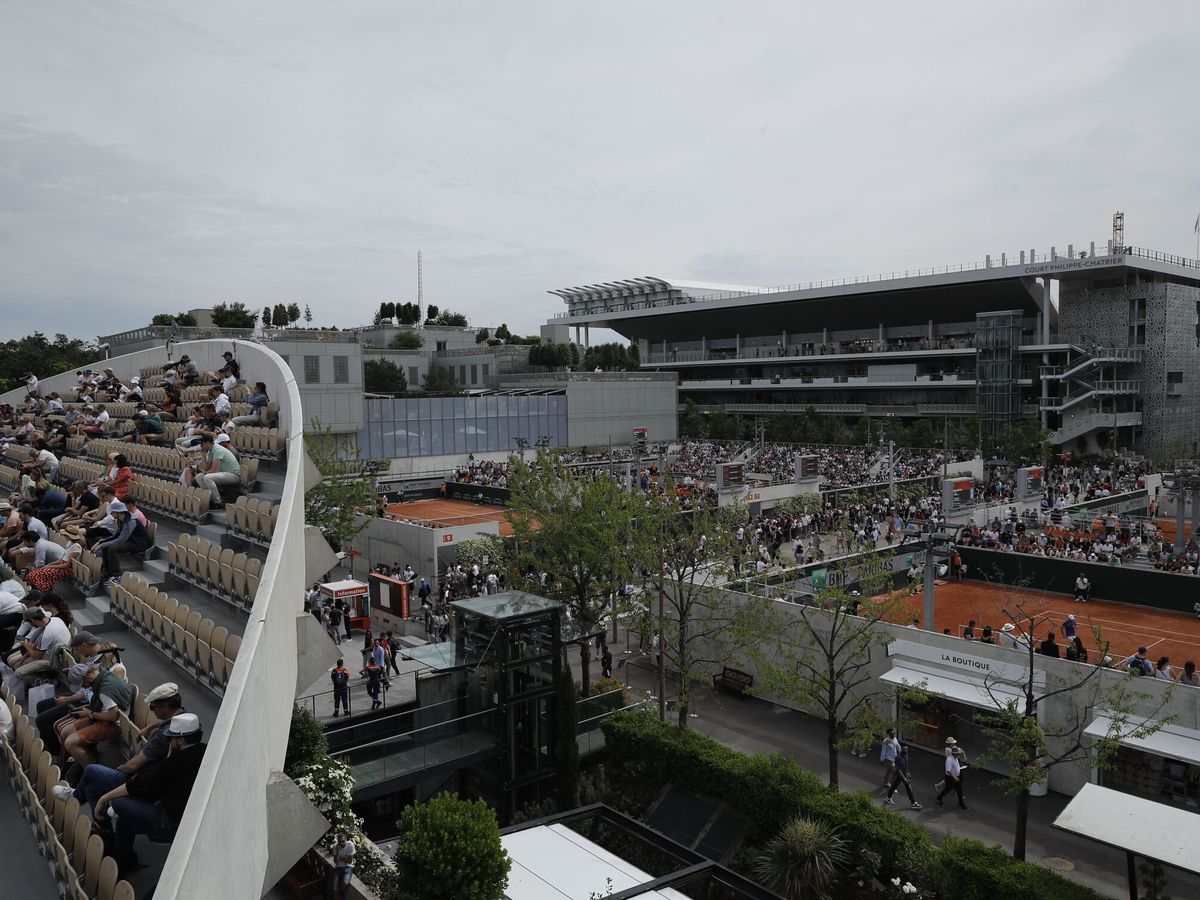 Foto: Vista del Stade Roland Garros en 2022. (EFE/EPA/Christophe Petit Tesson)