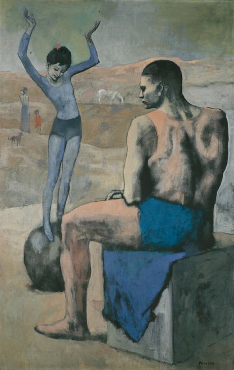 'La acróbata de la bola', Pablo Picasso, 1905. Museo Pushkin.