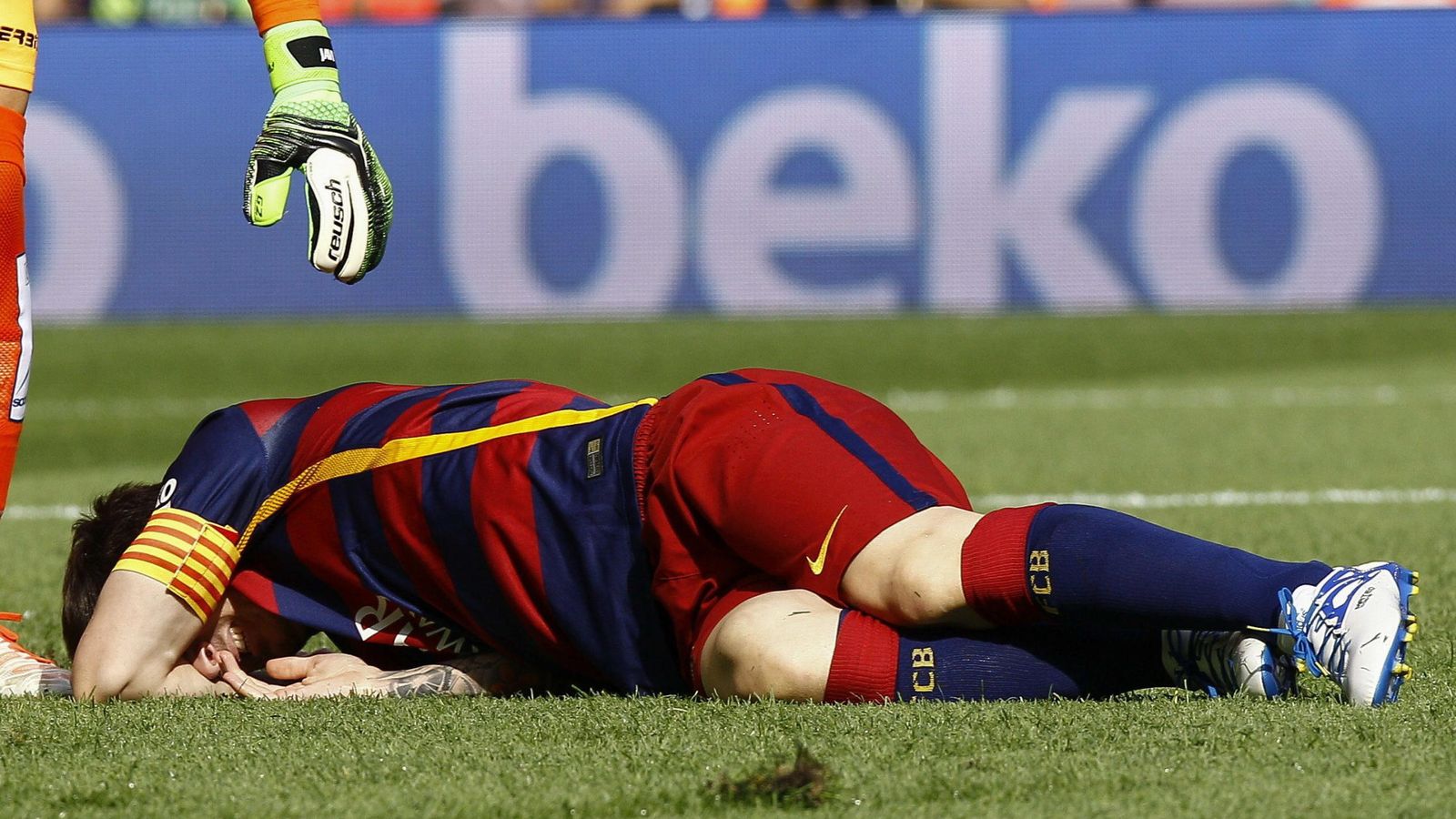 Foto: Messi, durante el partido entre el FC Barcelona y la UD Las Palmas. (EFE)