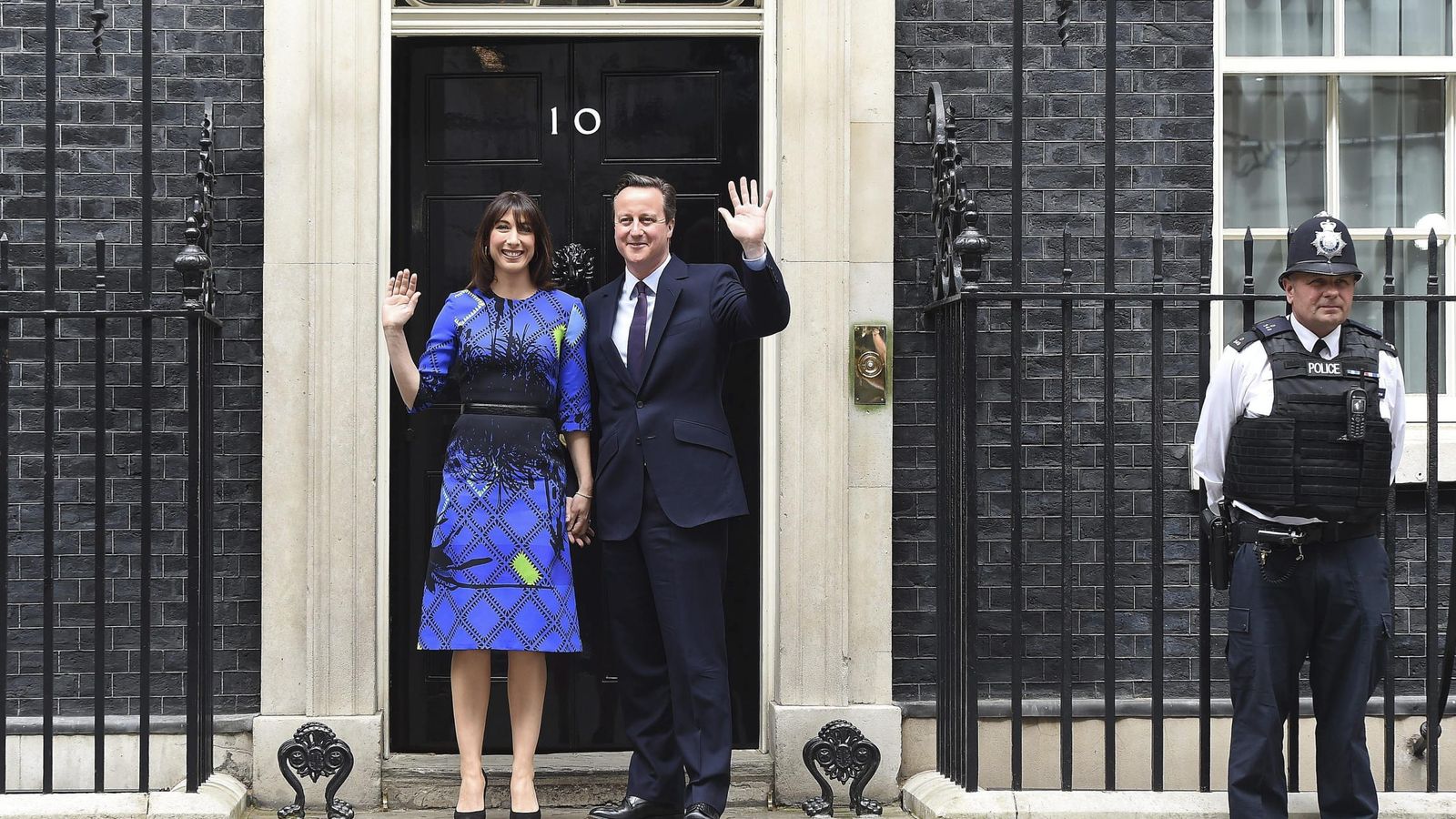 Foto: Cameron en Downing Street. (Efe)