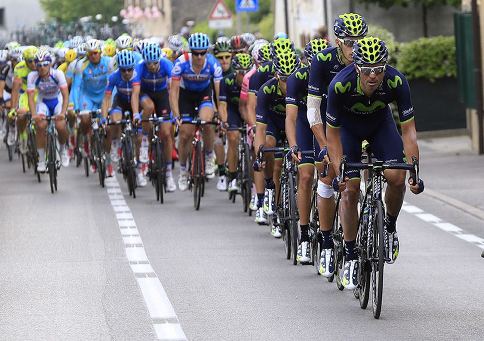 Foto: El Movistar se está mostrando como el equipo más fuerte del Giro.