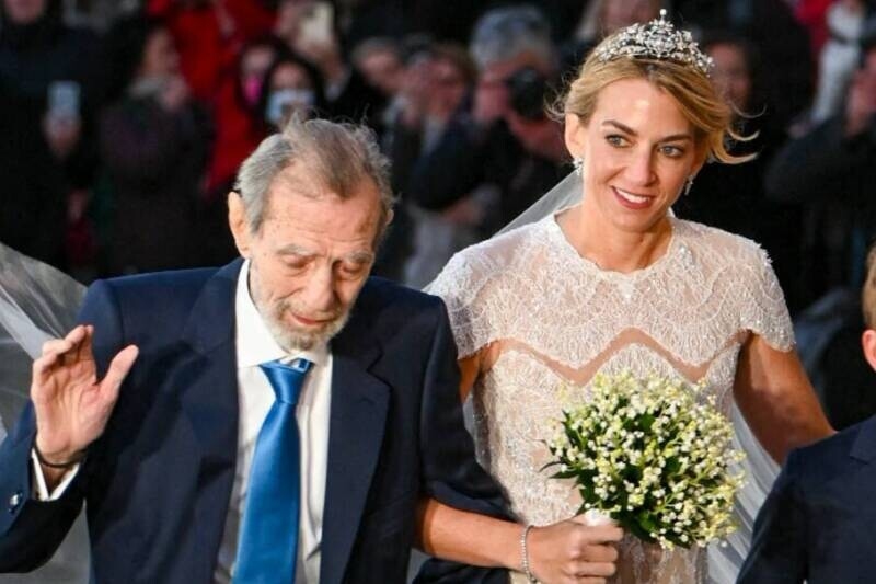 Foto de muere a los 90 años el padre de Chrysi Vardinogianni, esposa de Nicolás de Grecia