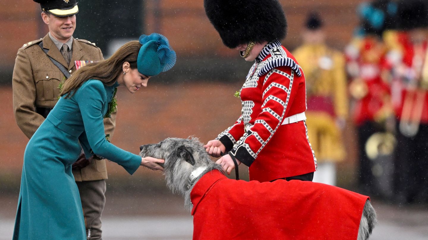 Kate Middleton, en el Día de San Patricio del 2023. (Reuters/Toby Melville)
