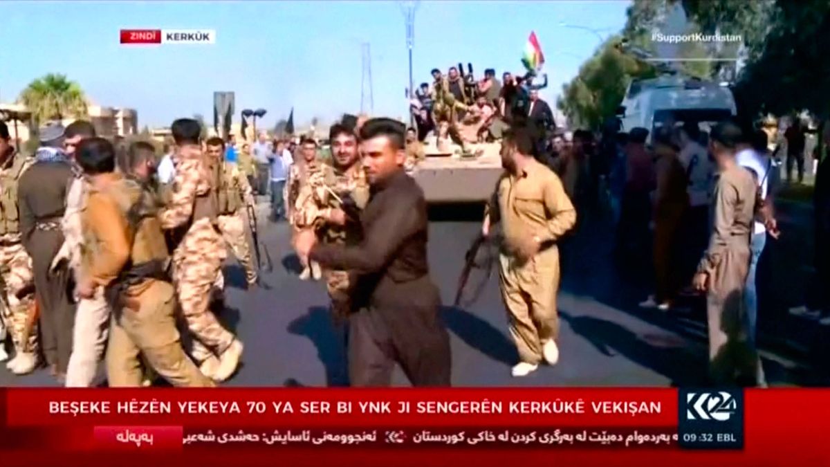 Consecuencias del referéndum no pactado: Irak toma los campos de petróleo de Kirkuk