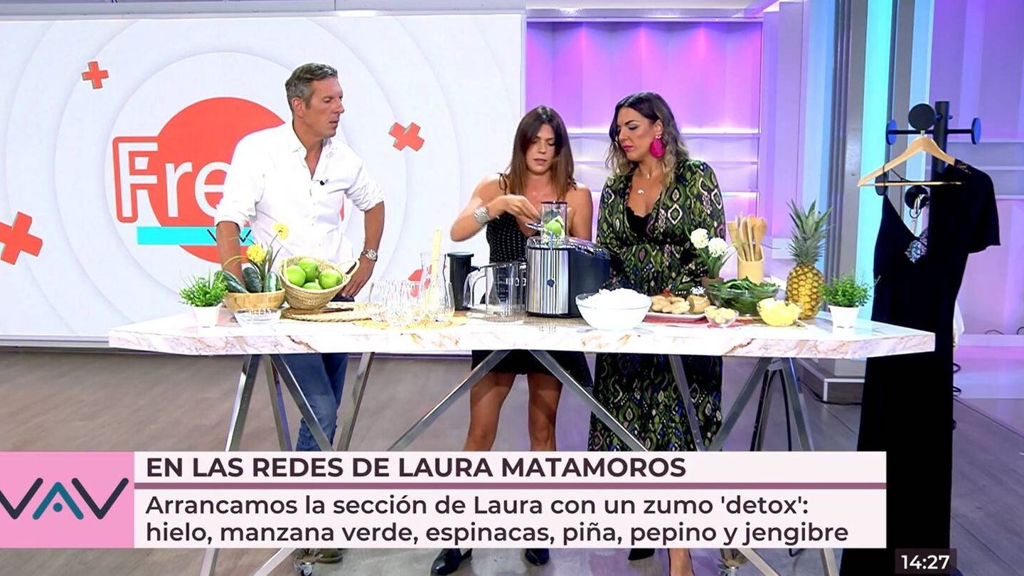 Laura Matamoros en 'Vamos a ver'. (Mediaset España)