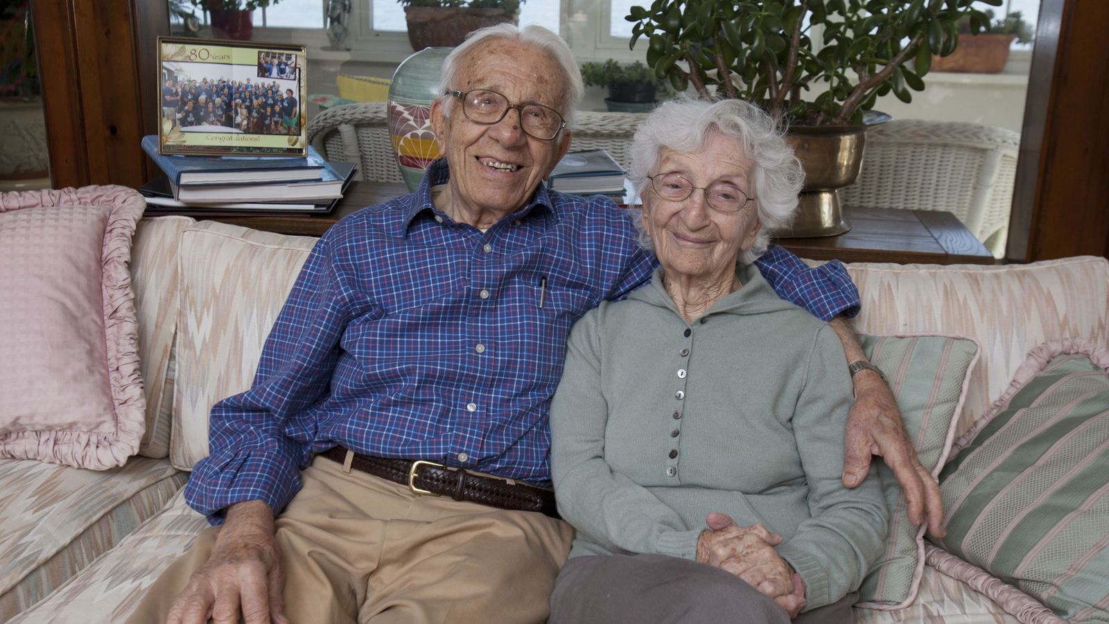 Foto: John y Ann Betar, la pareja más longeva de Reino Unido. (Reuters)