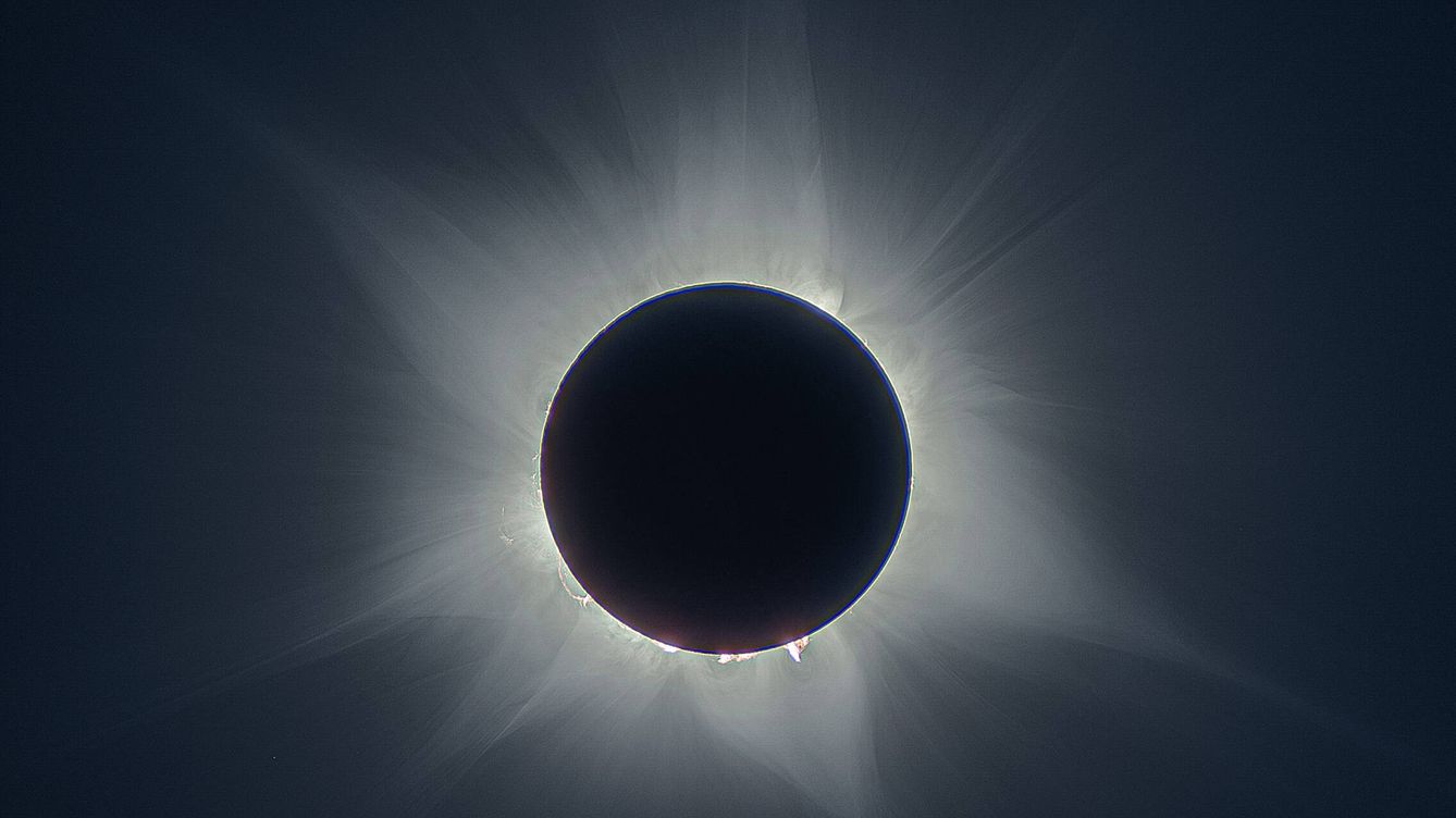 Foto: Eclipse de Australia, en 2023, captado por Óscar Martín Mesonero. (Cedida)