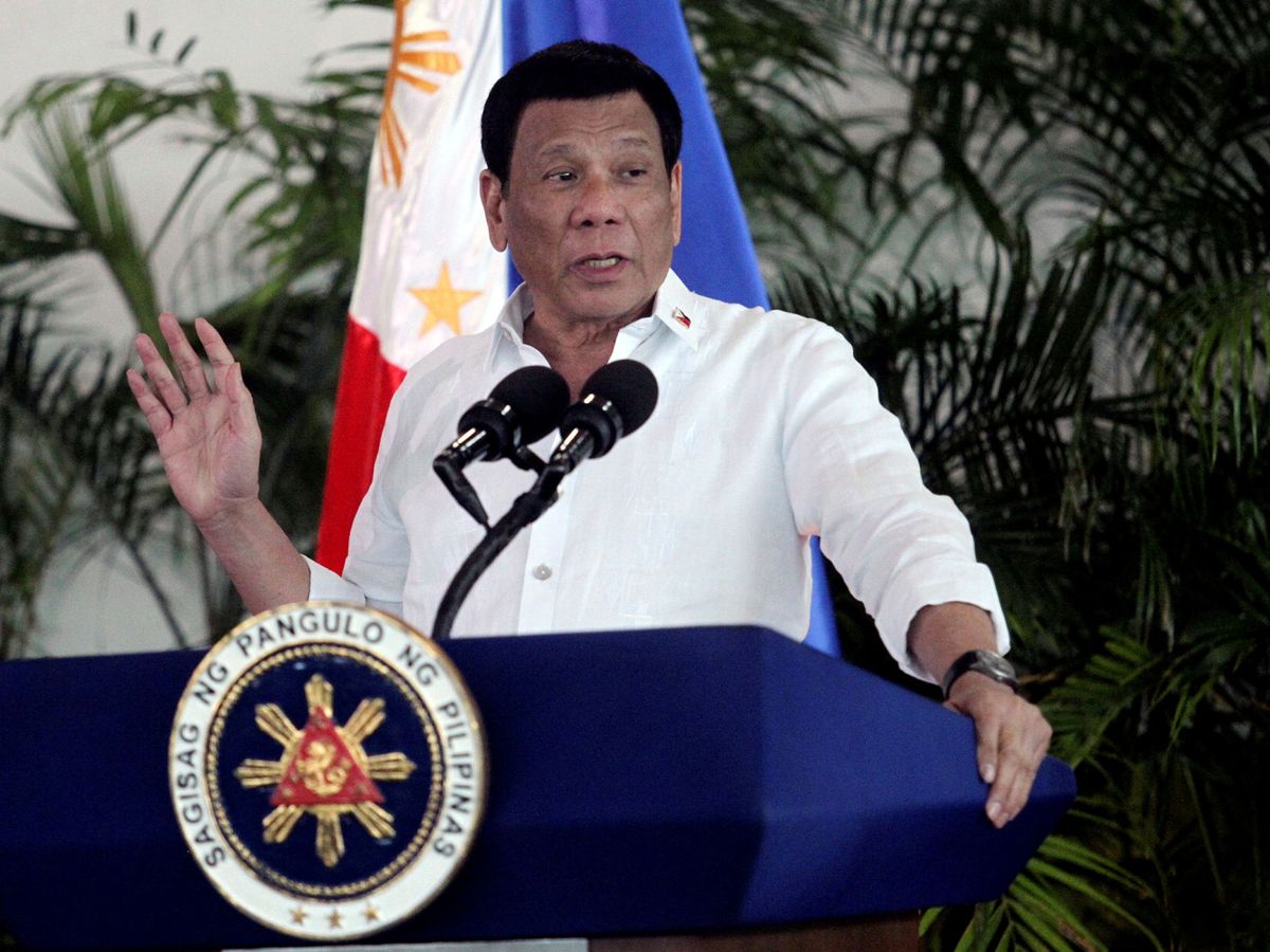 Foto: Rodrigo Duterte, presidente de Filipinas. (Reuters)