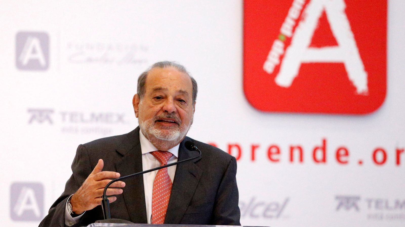 Foto: Carlos Slim, en una conferencia en México. (EFE)