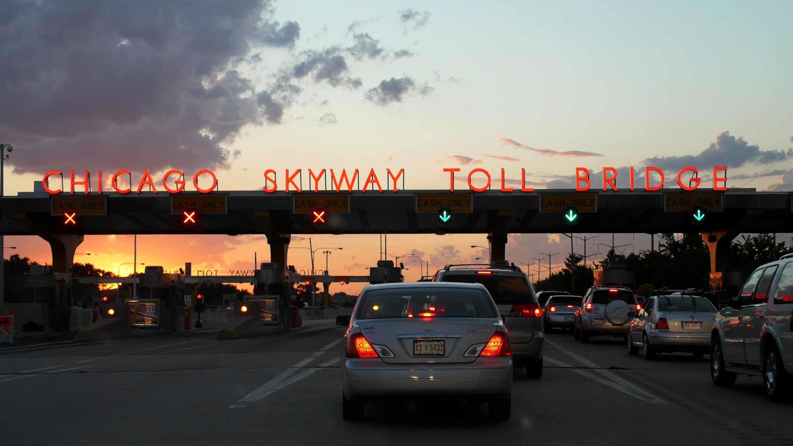 Foto: Peaje en la autopista Chicago Skyway. (Dwayne, Wikimedia)