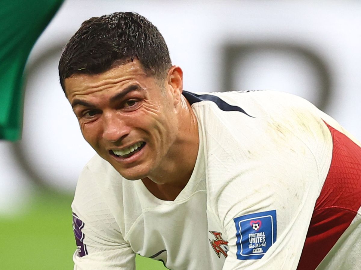 Foto: Cristiano Ronaldo, tras quedar eliminado del Mundial. (Reuters/Carl Recine)