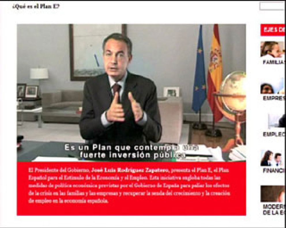 Foto: El PP cuestiona el ‘Plan E’ de Zapatero y la contratación de la agencia Señora Rushmore