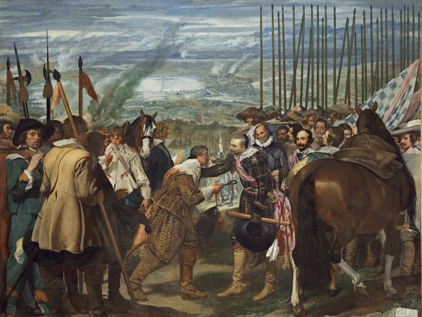 La rendición de Breda de Velázquez. 