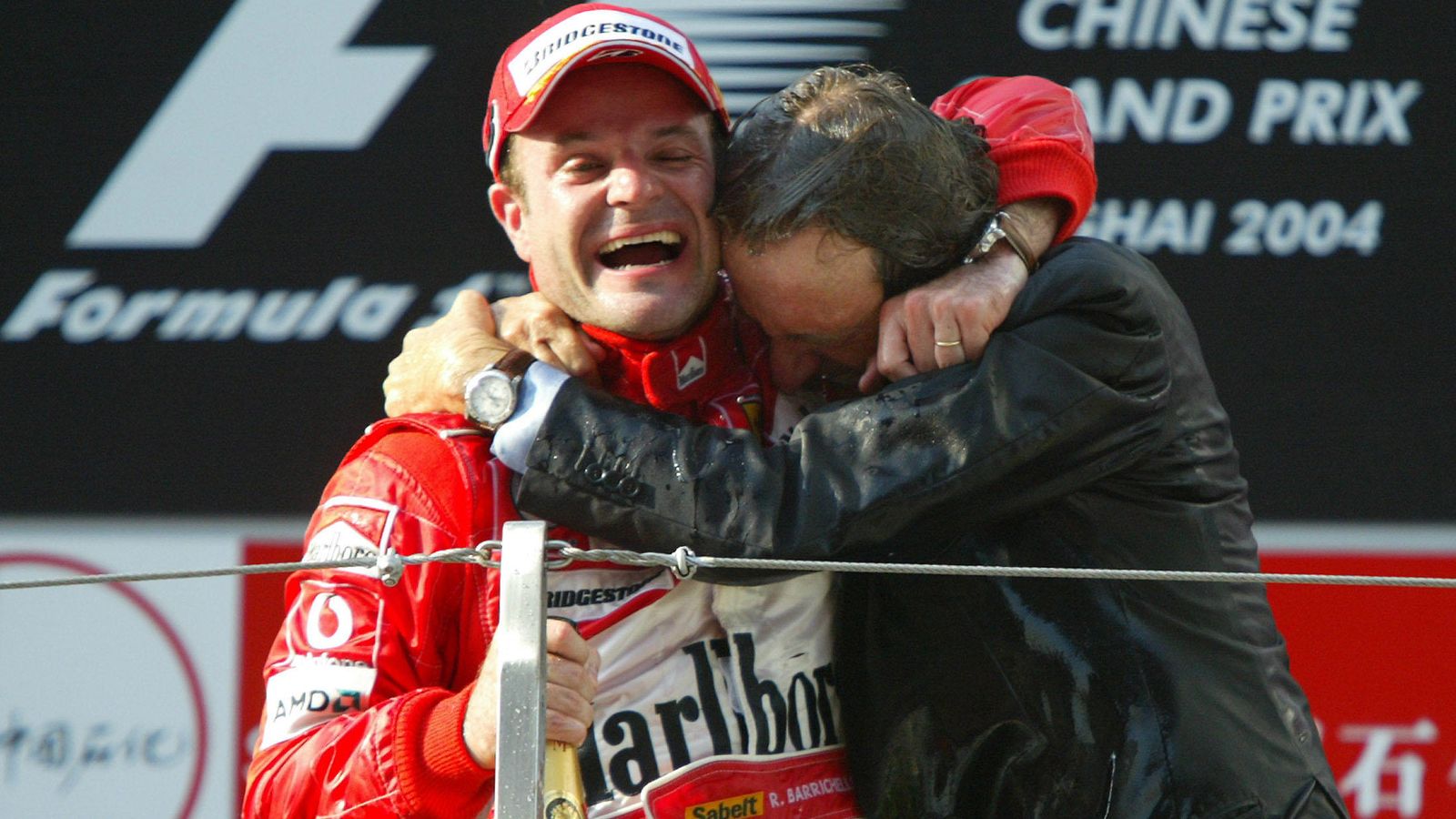Foto: Rubens Barrichello junto a Luca di Montezemolo (Claro Cortes IV/Reuters)