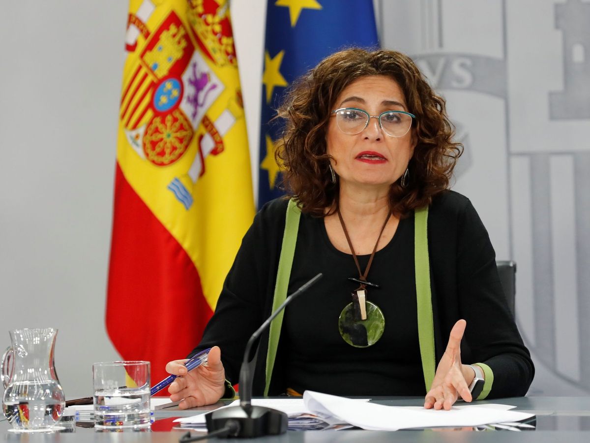 Foto:  La portavoz del Gobierno y ministra de Hacienda, María Jesús Montero (EFE)