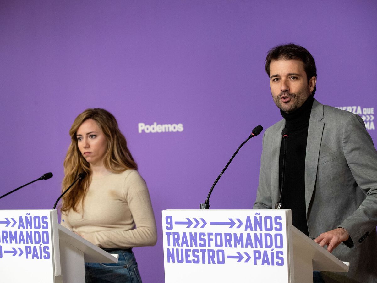 Foto: María Teresa Pérez y Javier Sánchez, este lunes. (EFE/J. P. Gandul)