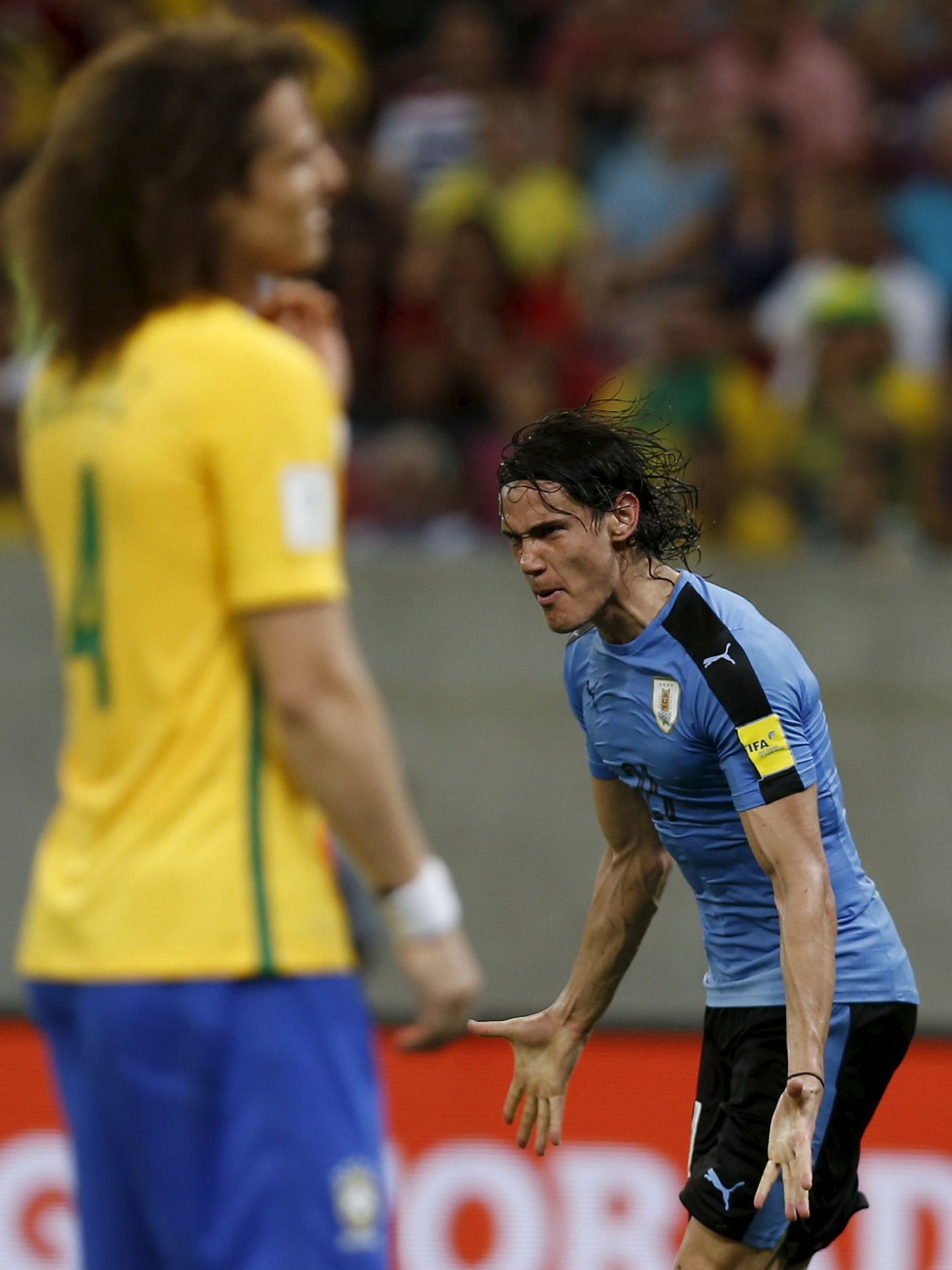 Cavani marcó el primer gol uruguayo (Paulo Whitaker/Reuters)