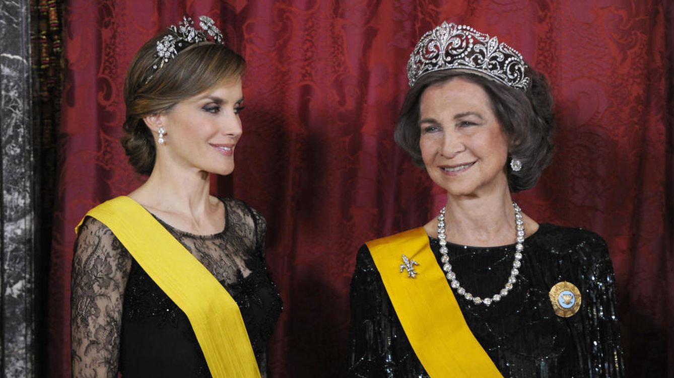 La Reina Letizia junto a Doña Sofía en una imagen de archivo (Gtres)