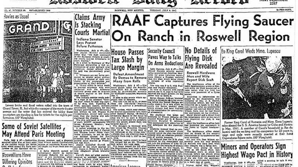 El diario secreto de un oficial del ejército de EEUU reaviva el incidente Roswell