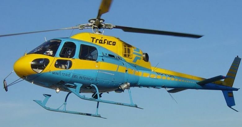 Helicóptero de la DGT equipado con el 'Pegasus'