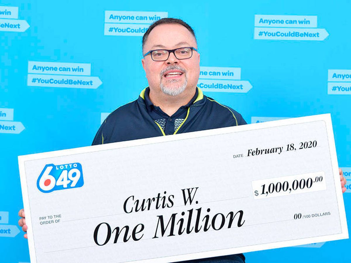 Foto: Curtis Wright se gastará parte del dinero de su premio en un frigorífico de 16.000 dólares (Foto: Lotto 6/49)