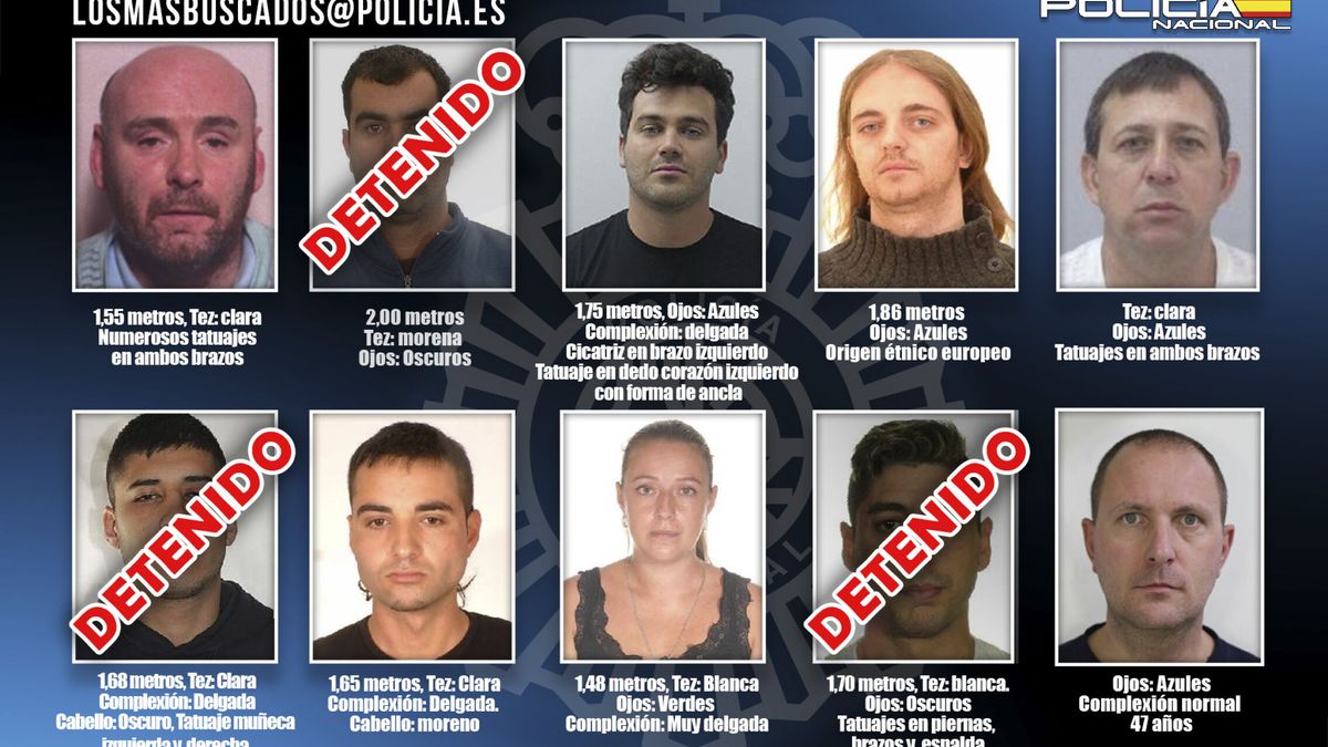 Detenida una de "los 10 fugitivos más buscados" por trata, narcotráfico y blanqueo