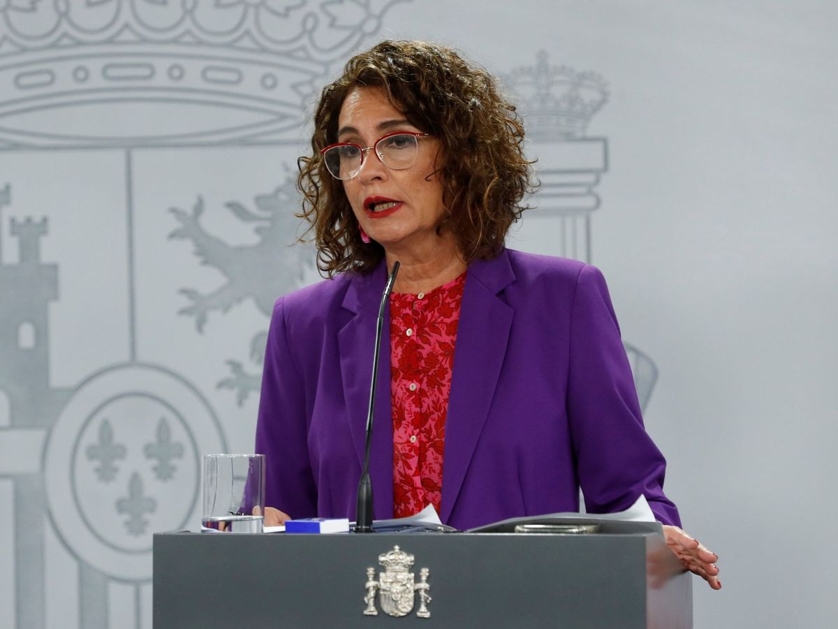 Foto: La ministra de Hacienda, María Jesús Montero. (Efe)