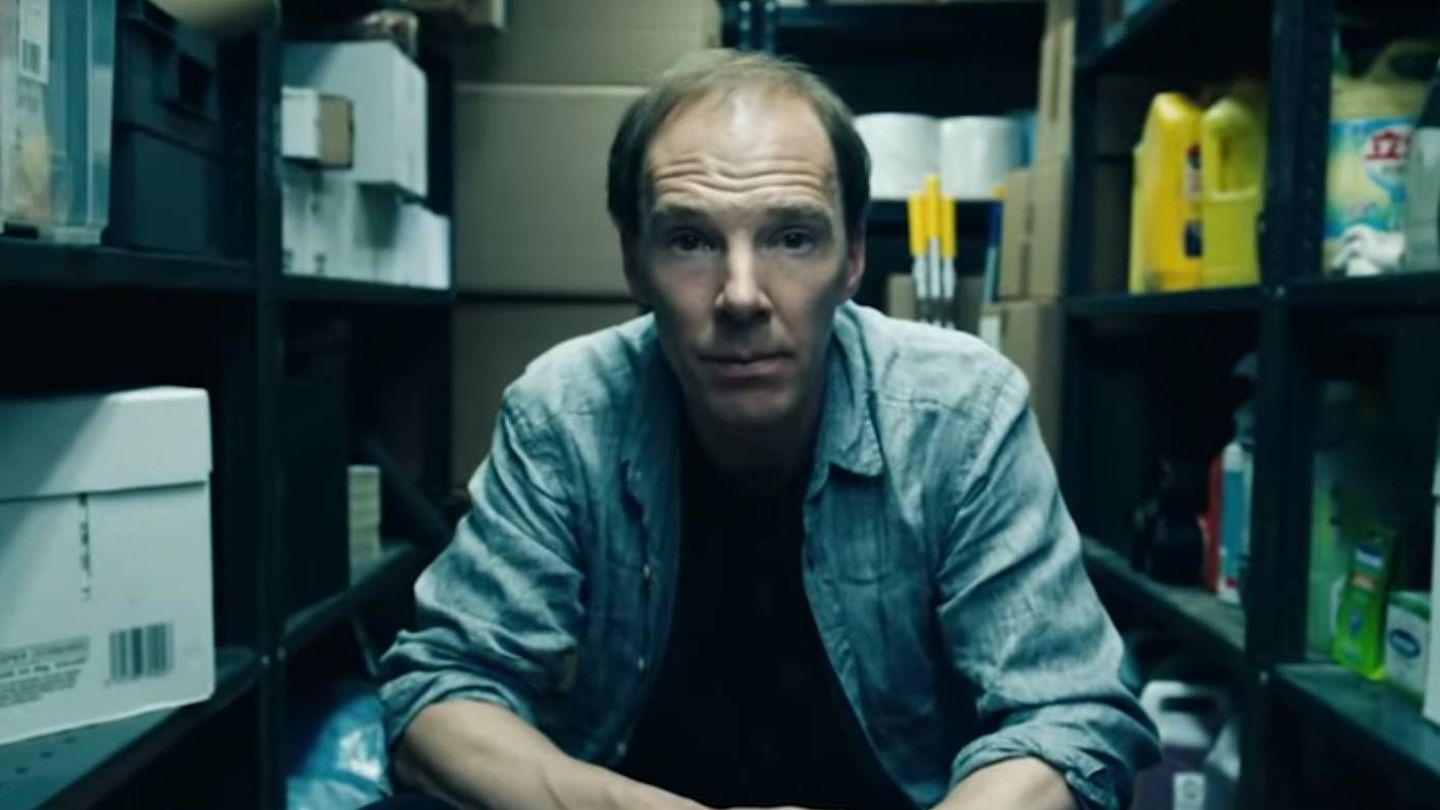 Benedict Cumberbatch en una secuencia de la película (HBO)