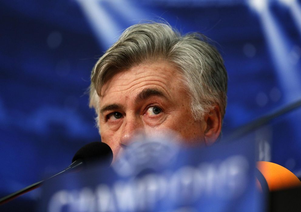 Foto: Carlo Ancelotti durante la rueda de prensa en Alemania (Reuters).