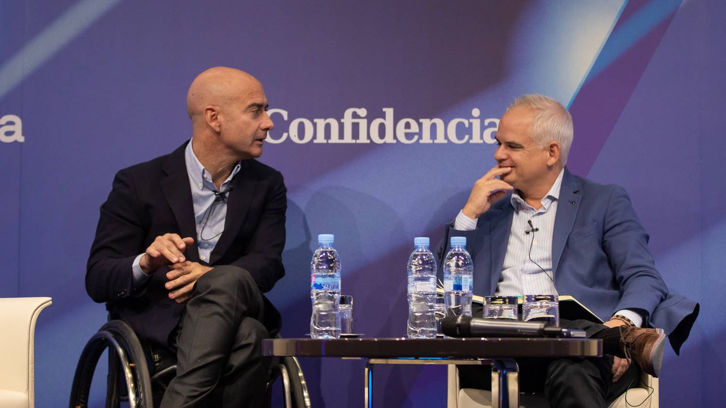 Jorge Pérez de Leza, CEO de Metrovacesa, y Alberto Artero, director general de El Confidencial.