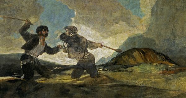 Foto: Francisco de Goya - 'Duelo a garrotazos'