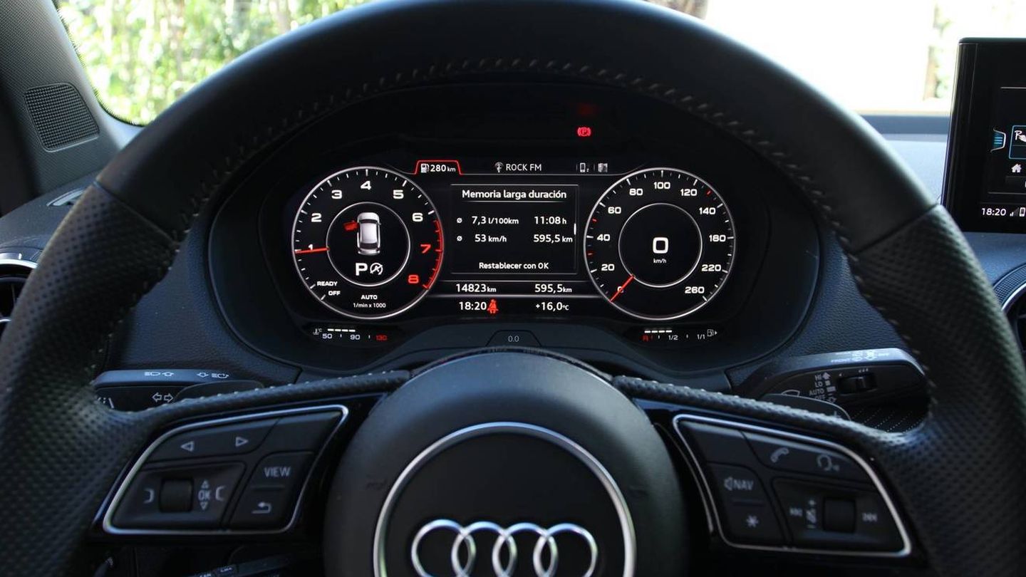 El 'virtual cockpit' del Audi Q2.