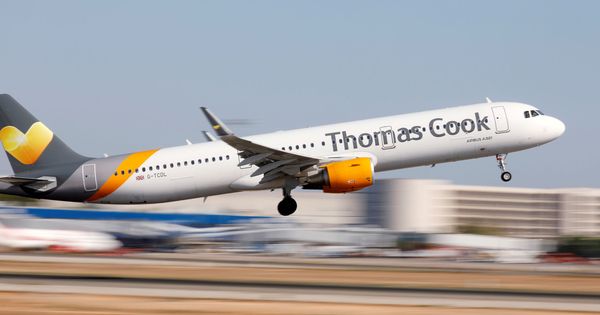 Foto: El avión de Thomas Cook viajaba entre Frankfurt y Cancún (Reuters/Paul Hanna)
