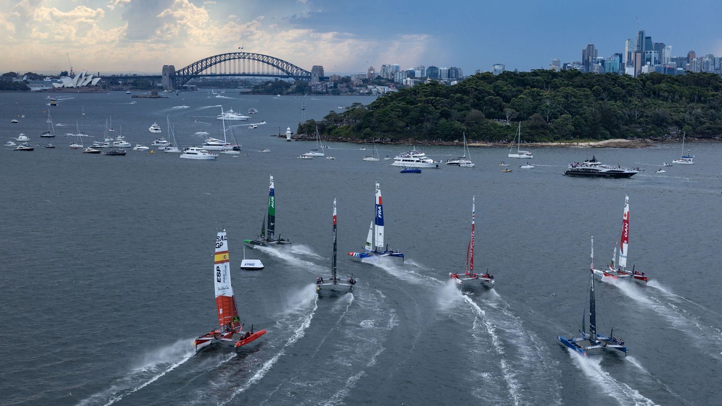 Australia Sail Grand Prix - Sydney, Australia. El campaeonato podría aumentar el número de pruebas hasta las 15 o 16 en 2024. (Bob Martin/ Reuters)