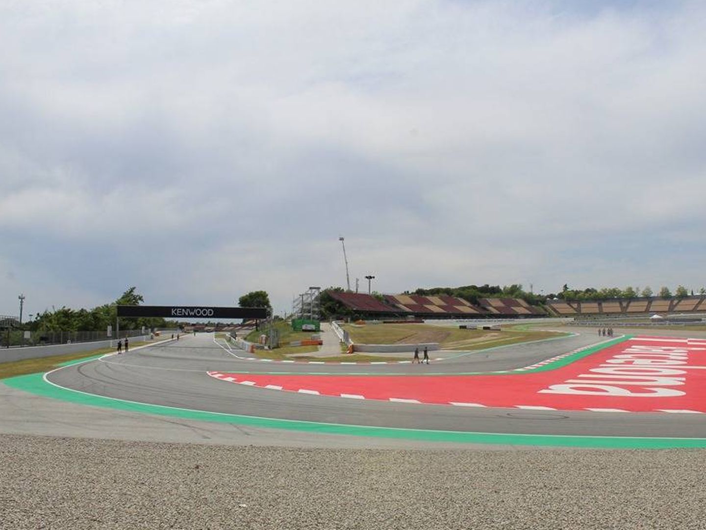 La nueva curva 10, unos metros antes del giro antiguo. (Facebook: Circuit Barcelona -Catalunya)